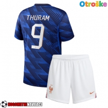 Otroške Nogometnih dresov Francija Marcus Thuram #9 Domači SP 2026 Kratki rokavi (+ hlače)